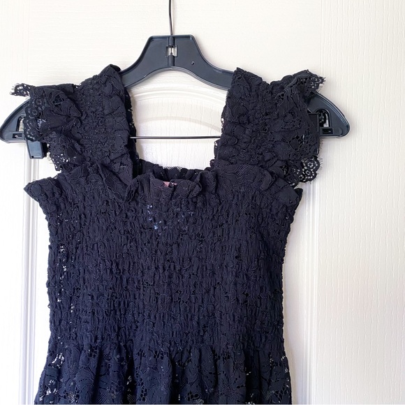 Hill House Dress Lace Ellie Nap Sheer Collector’s Edition Midi Black XS EUC - Picture 4 of 8